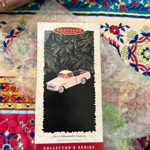 CHEVROLET TRUCK Ornament NEW Hallmark Keepsake 1955 Cameo All American Christmas